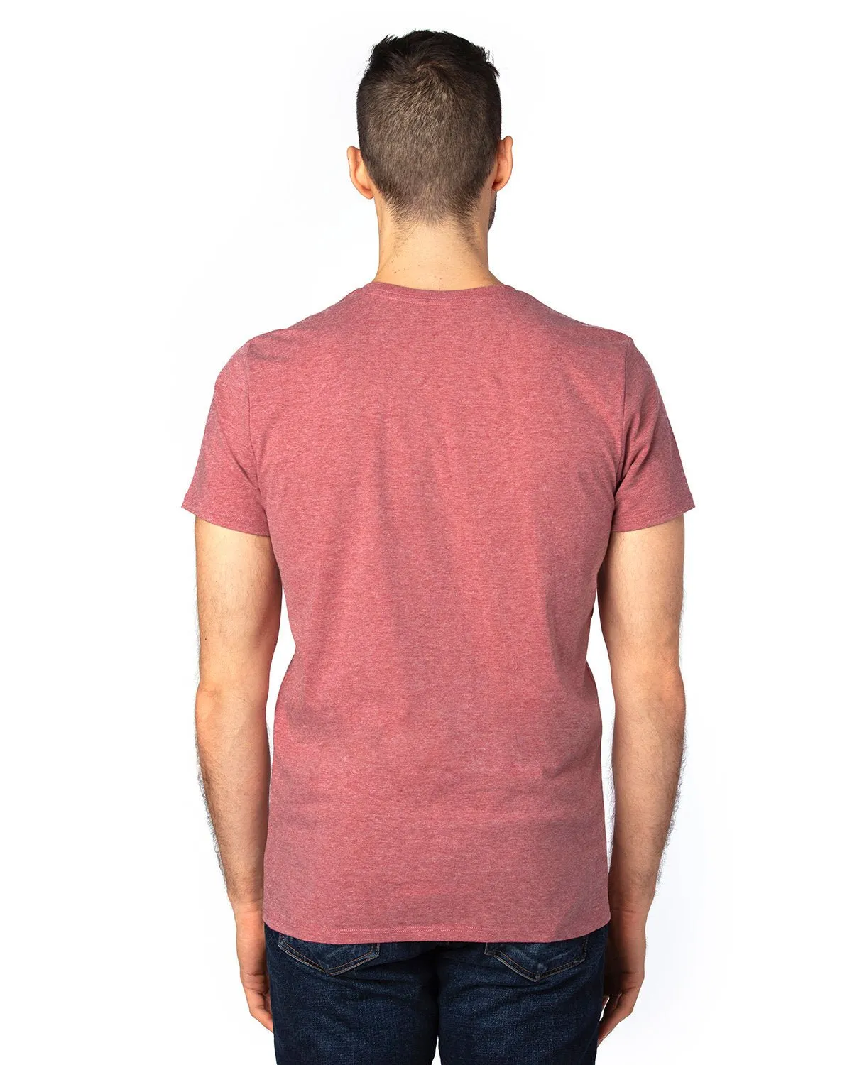 100A-Threadfast Apparel-MAROON HEATHER