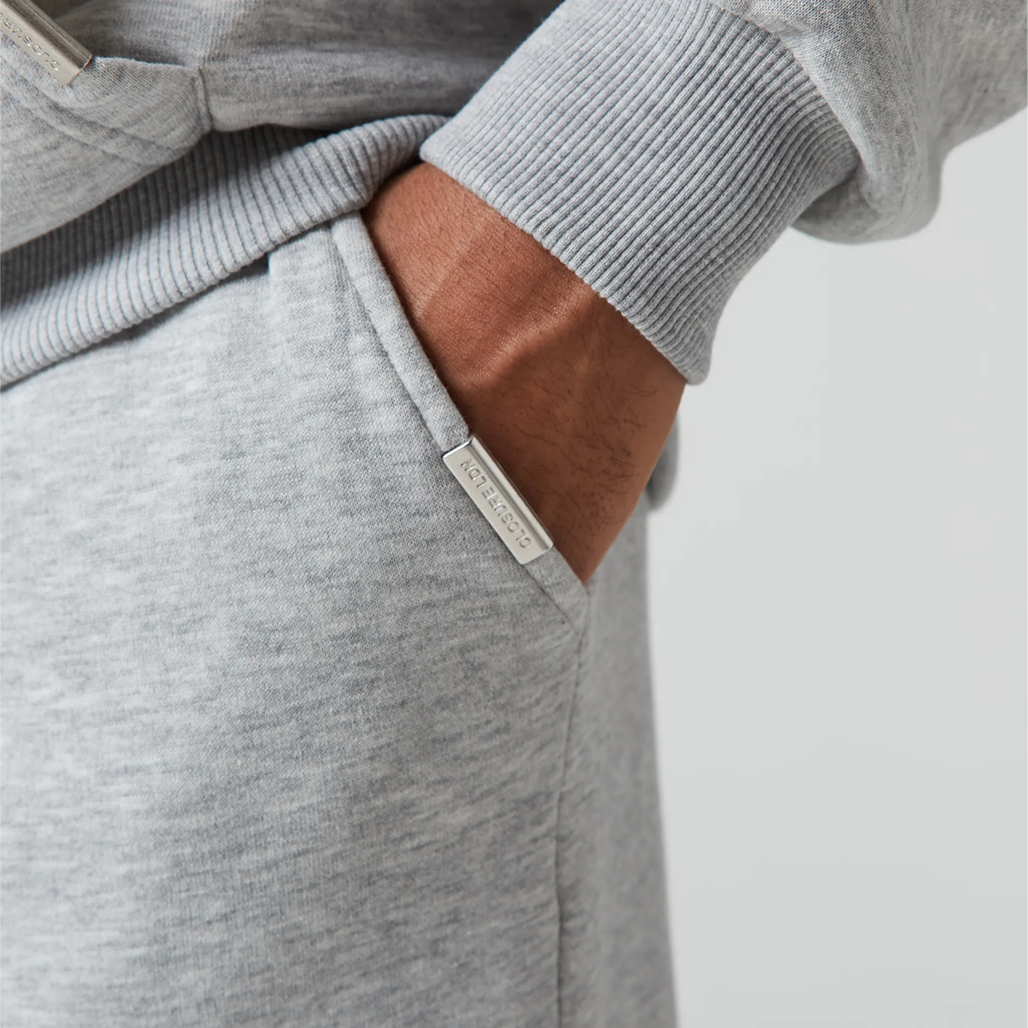 2-Pack Relaxed Fit Open Hem Joggers | Black / Grey Marl