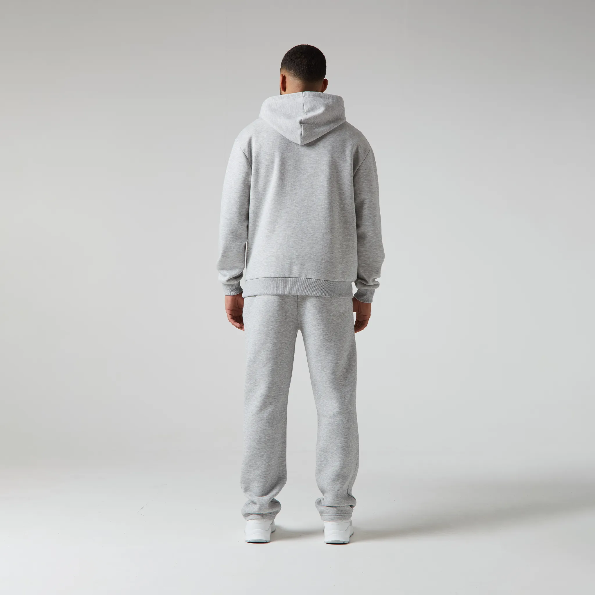 2-Pack Relaxed Fit Open Hem Joggers | Black / Grey Marl
