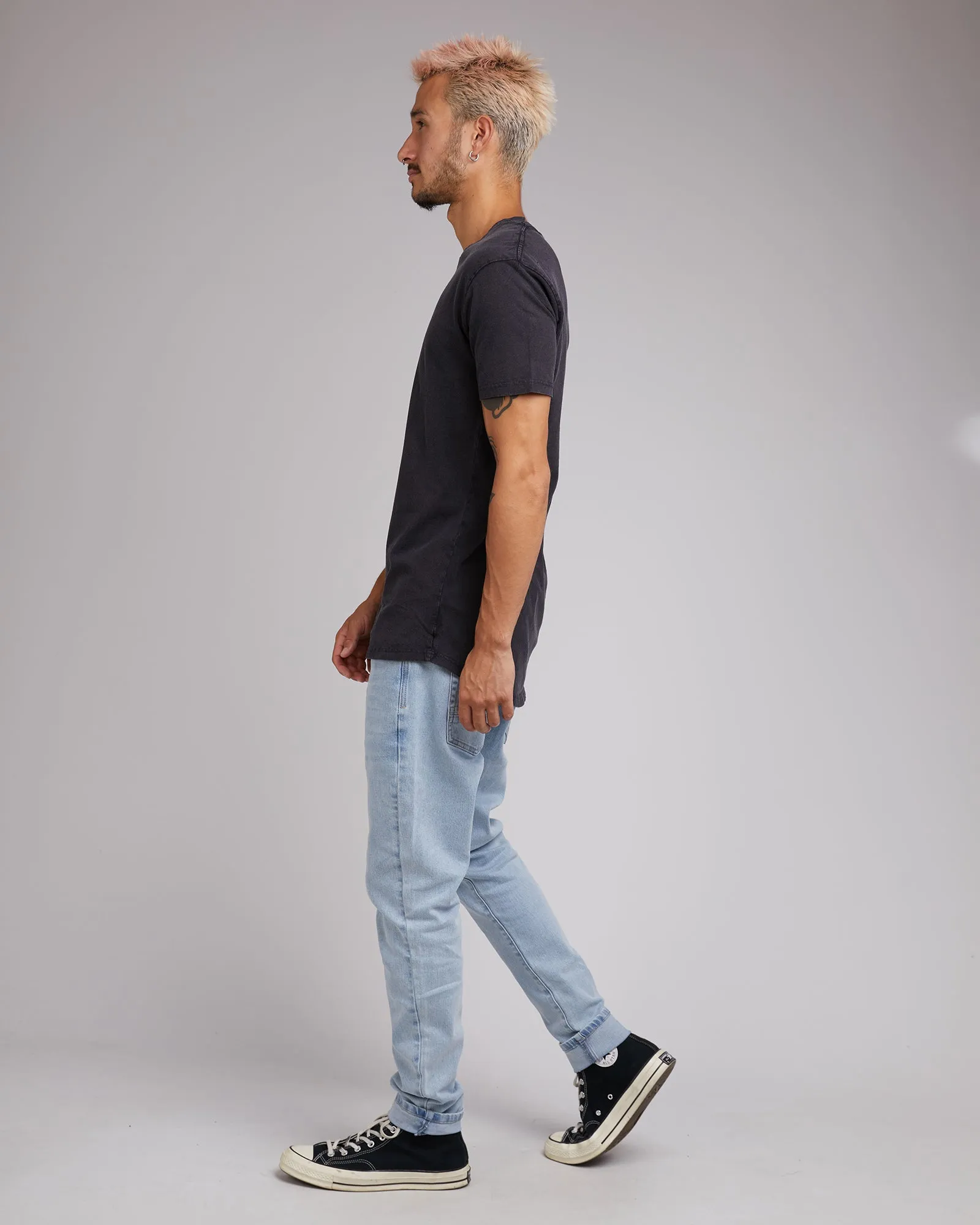 Acid Tail Tee 3 Pack Stripe, Navy & Black