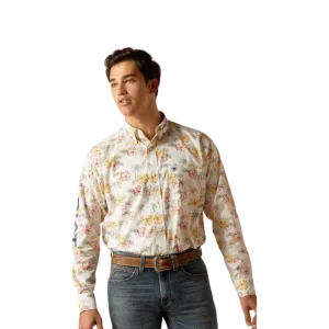 Ariat Men's Team Charlie Classic Fit Button Down Shirt