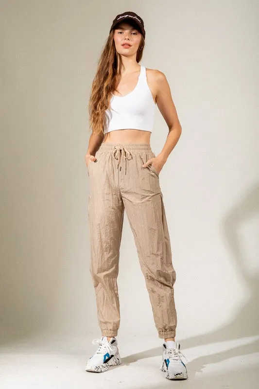 Ava Side Mesh Joggers