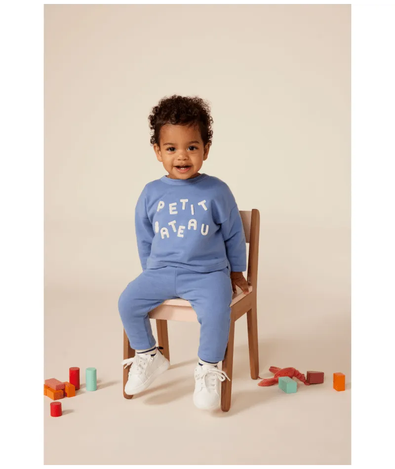 Baby Unisex Fleece Trouser Light blue
