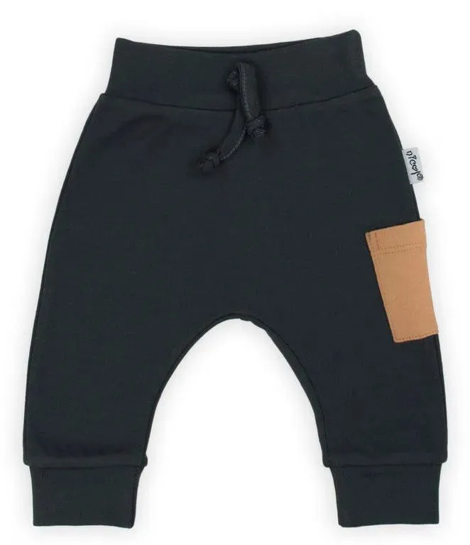 Bamar Nicol Cotton trousers for boys graphite MIKI