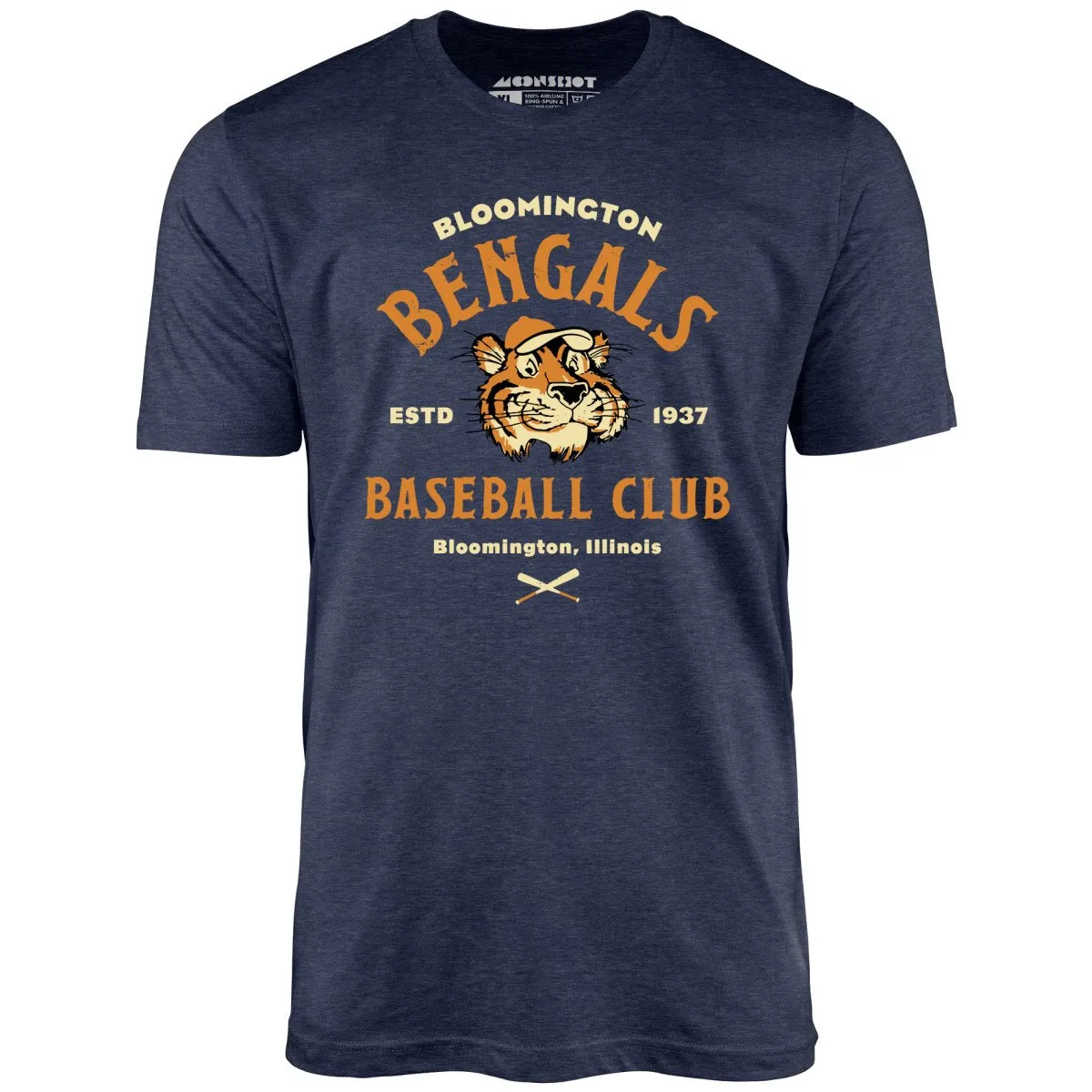 Bloomington Bengals - Illinois - Vintage Defunct Baseball Teams - Unisex T-Shirt