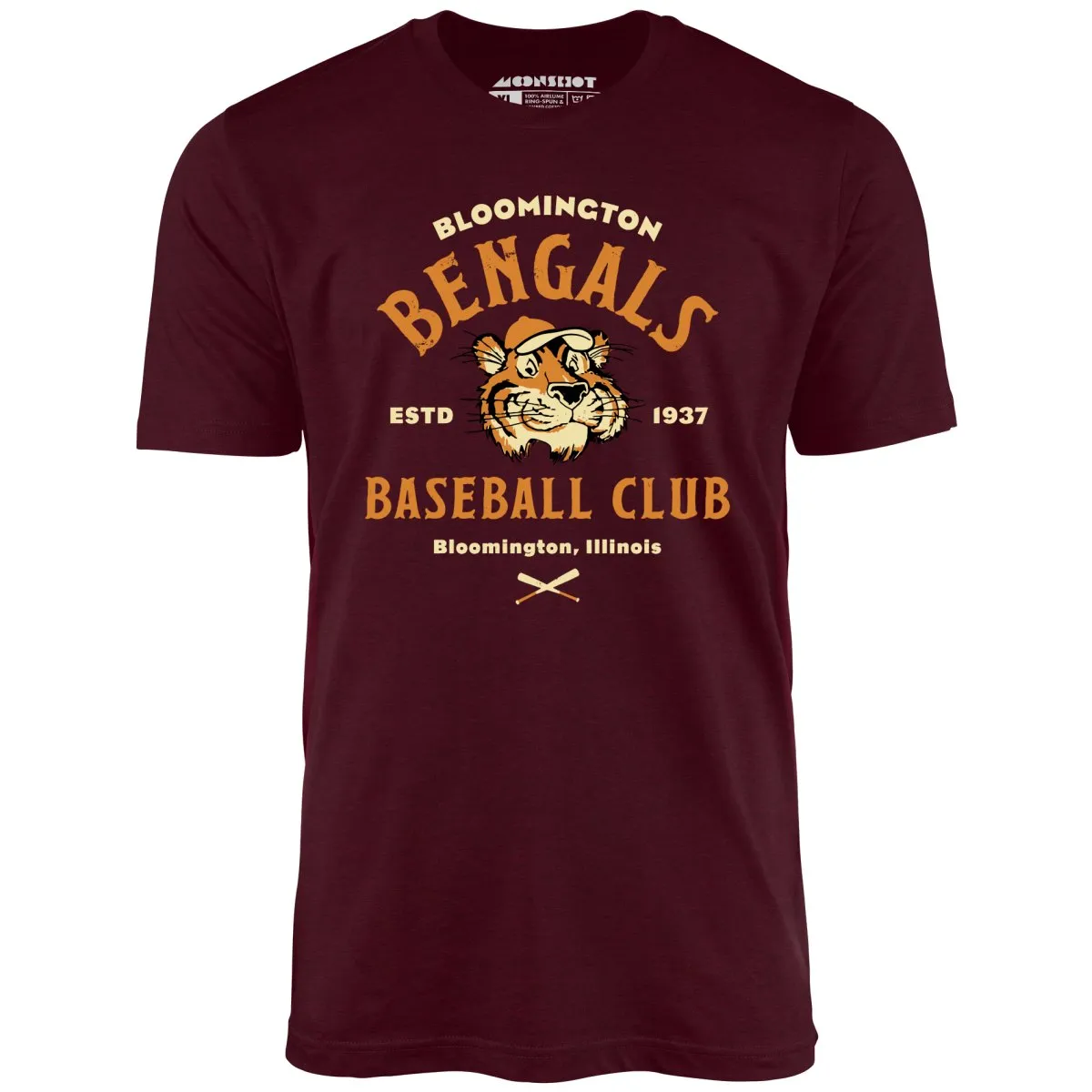 Bloomington Bengals - Illinois - Vintage Defunct Baseball Teams - Unisex T-Shirt