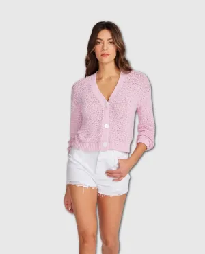 Bonfire Cardigan Pink Tulle
