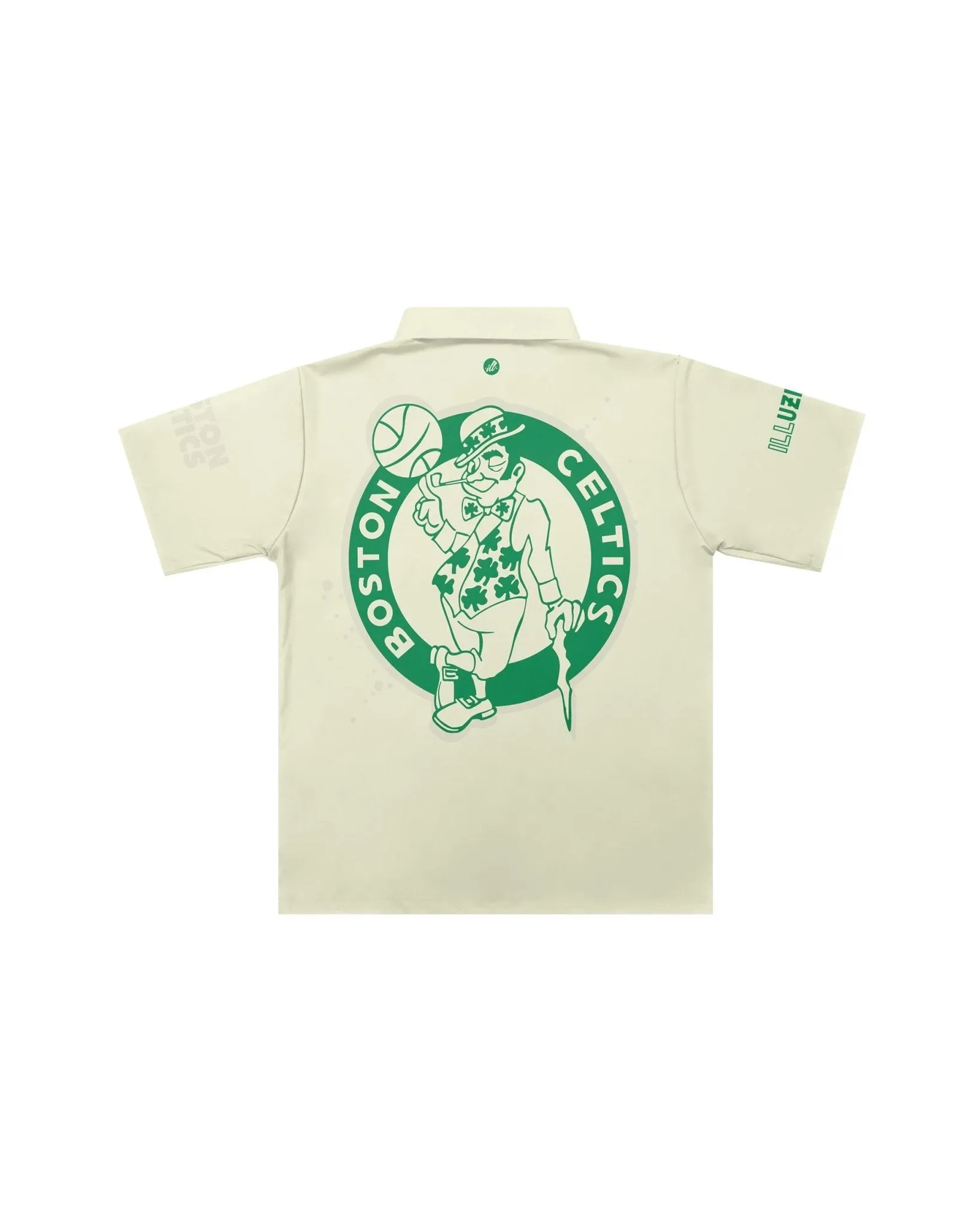 Boston Celtics Tonal Cream Traditional Barber Jacket
