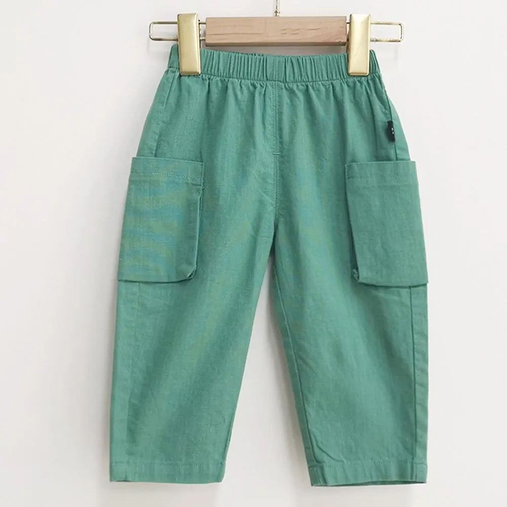 Boys Casual Solid Pocket Trousers Wholesale Boys Clothing Suppliers