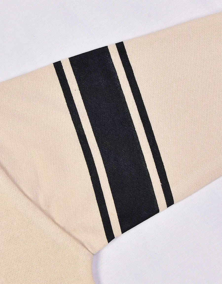 Boy's Fashion Sweat Shirt Printed-Camel