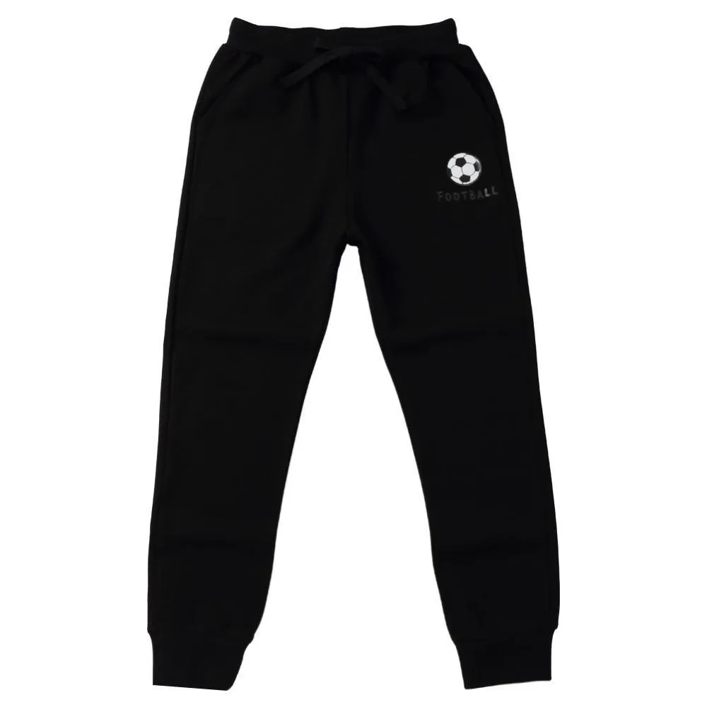Boys Football Printed Solid Soft Trousers Wholesale