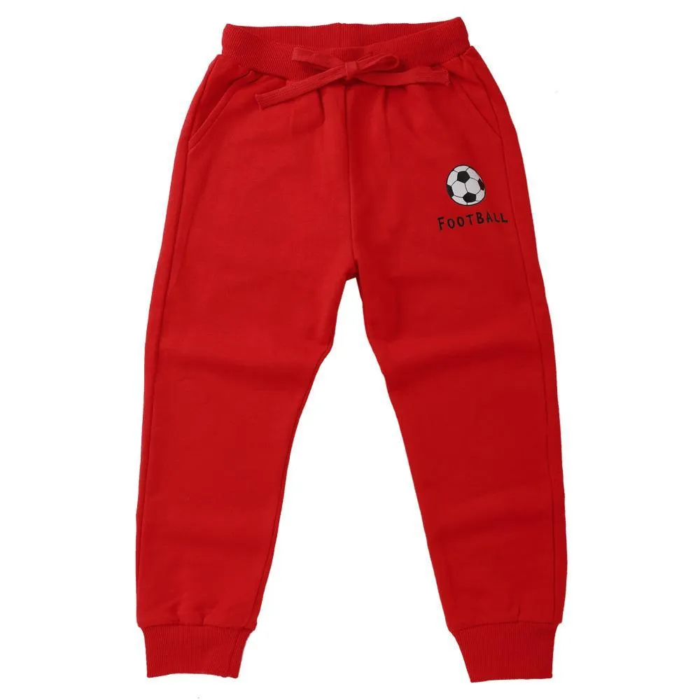 Boys Football Printed Solid Soft Trousers Wholesale