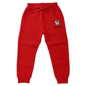 Boys Football Printed Solid Soft Trousers Wholesale