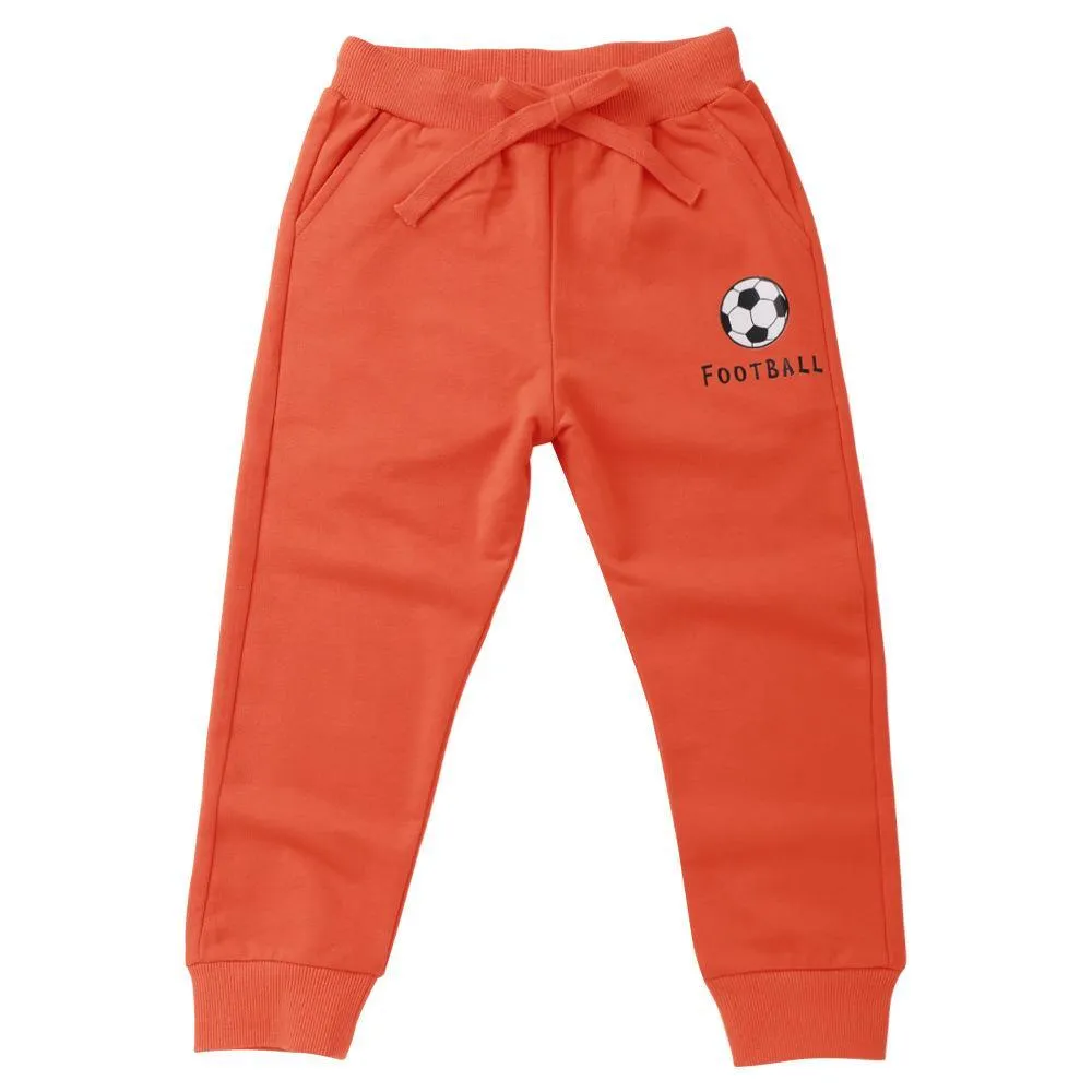 Boys Football Printed Solid Soft Trousers Wholesale