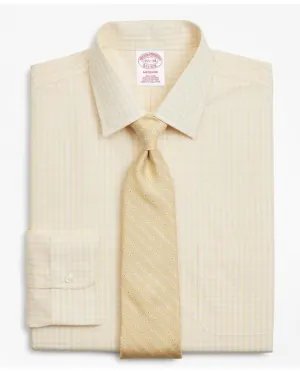 Brooks Brothers Men's Madison Relaxed-Fit Dress Shirt Golden Haze