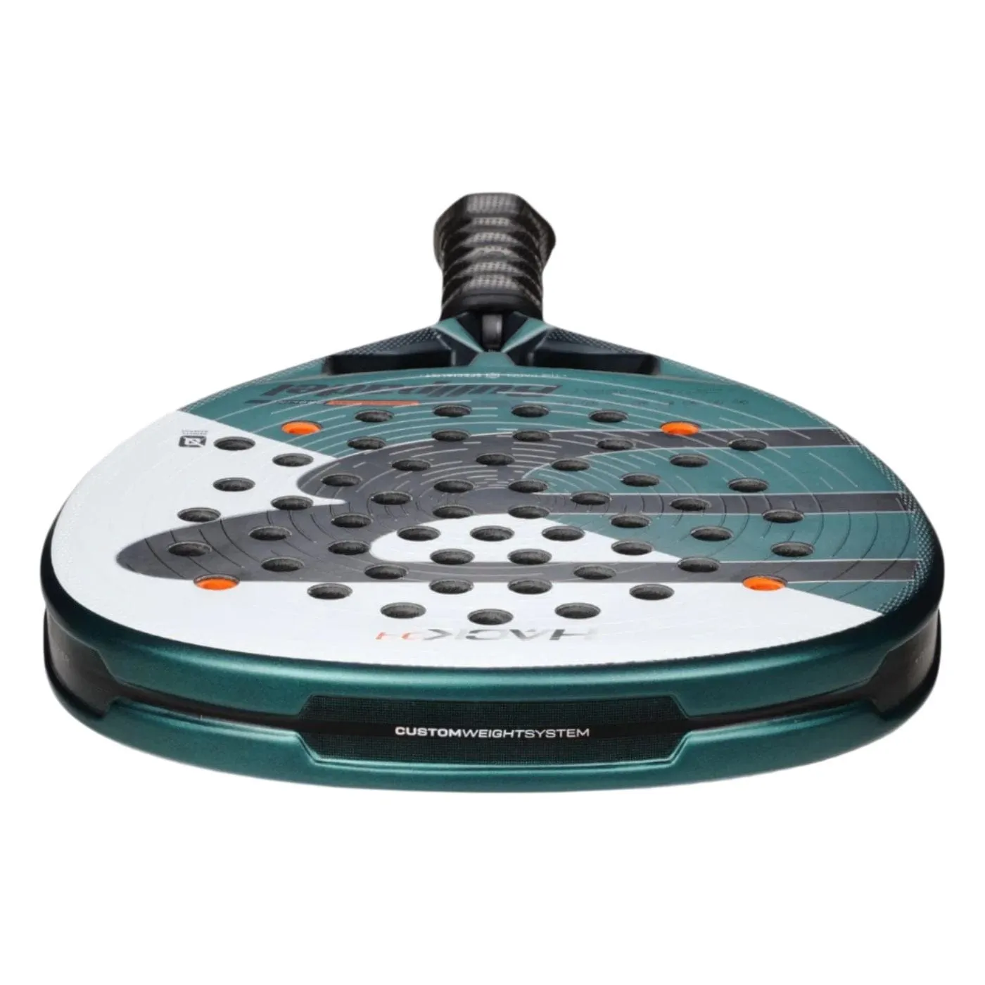 Bullpadel Hack 04 2025 Padel Racket - White / Green