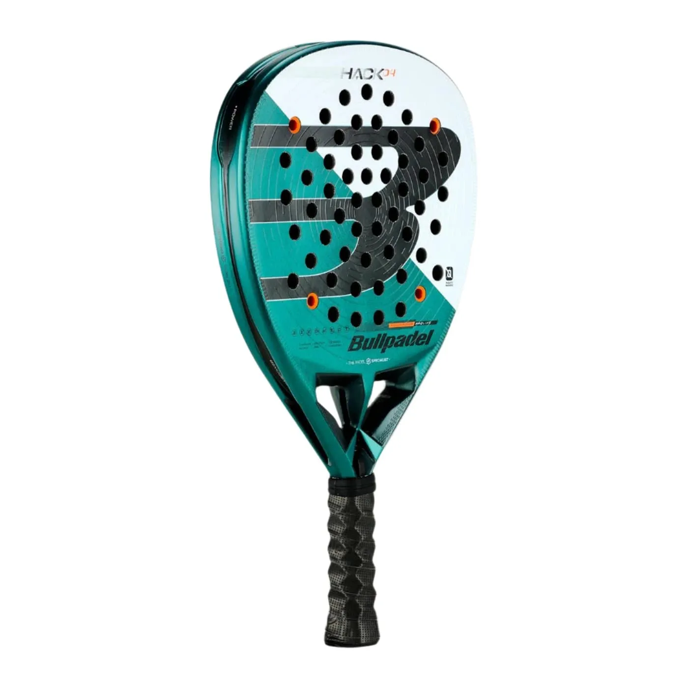 Bullpadel Hack 04 2025 Padel Racket - White / Green