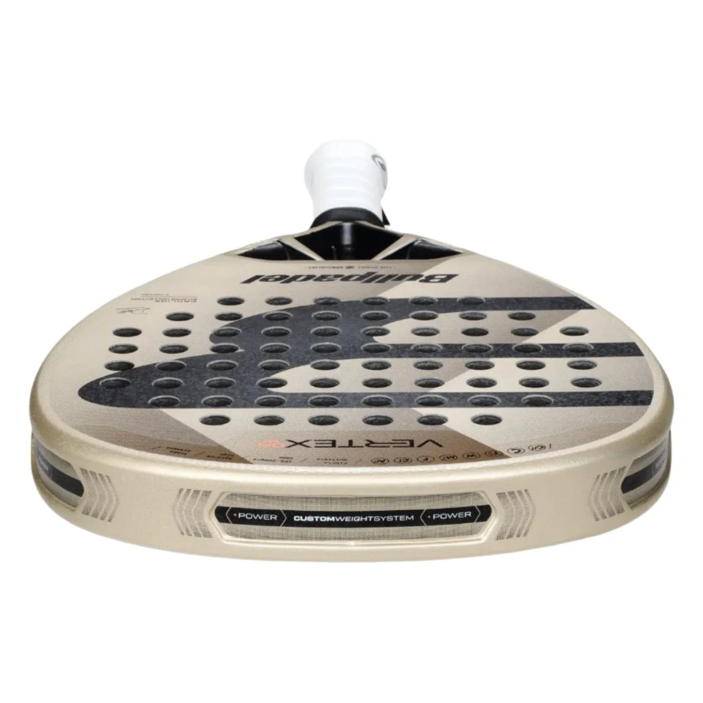 Bullpadel Vertex 04 W 2025 Padel Racket - Champagne / Black