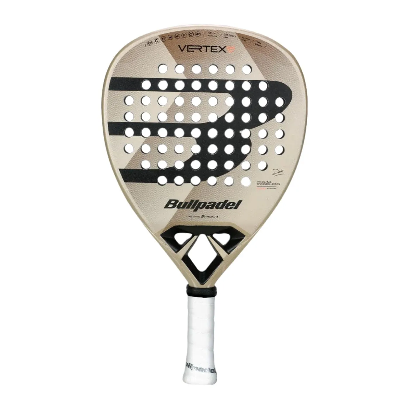 Bullpadel Vertex 04 W 2025 Padel Racket - Champagne / Black