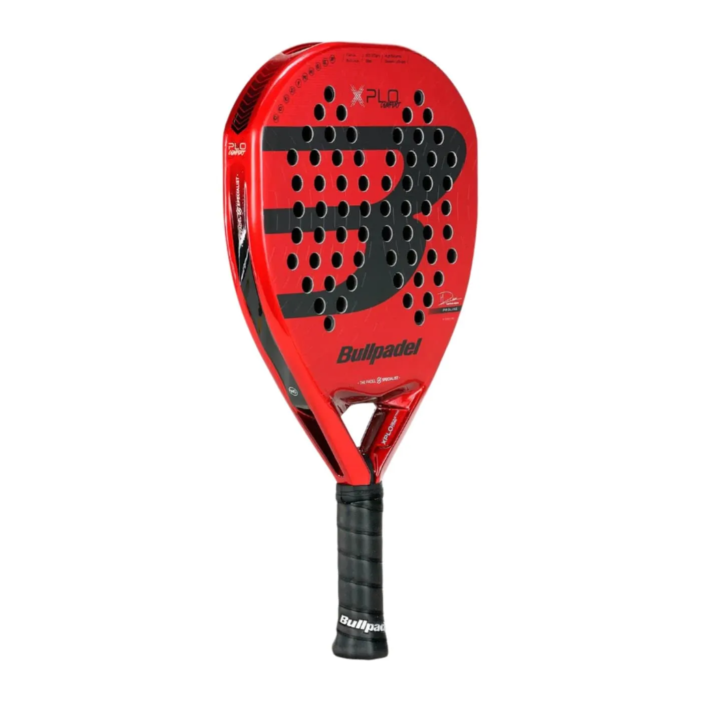 Bullpadel Xplo Comfort 2025 Padel Racket - Red / Black