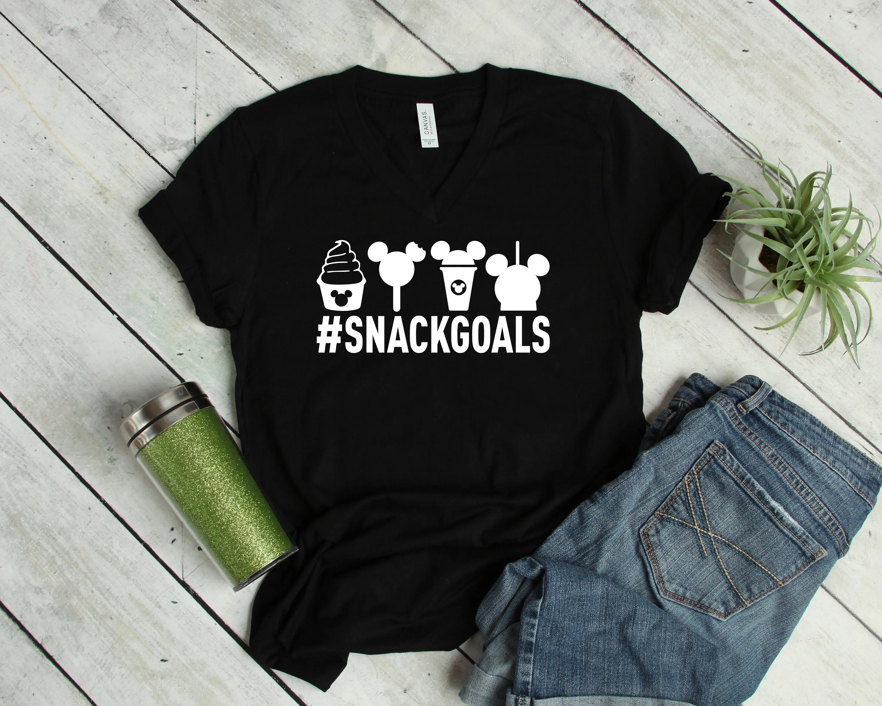 Disney Snack Goals T Shirt- Disney Food Lover T Shirt - Dole Whip T Shirt