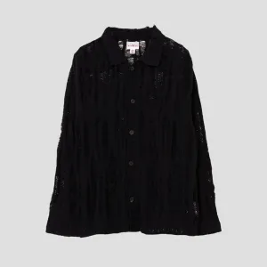 DISTRESSED KNIT CARDIGAN