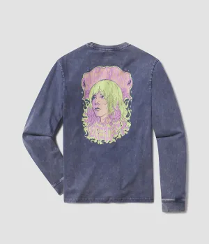 Dreams Icon Tee LS - Blue Shadow
