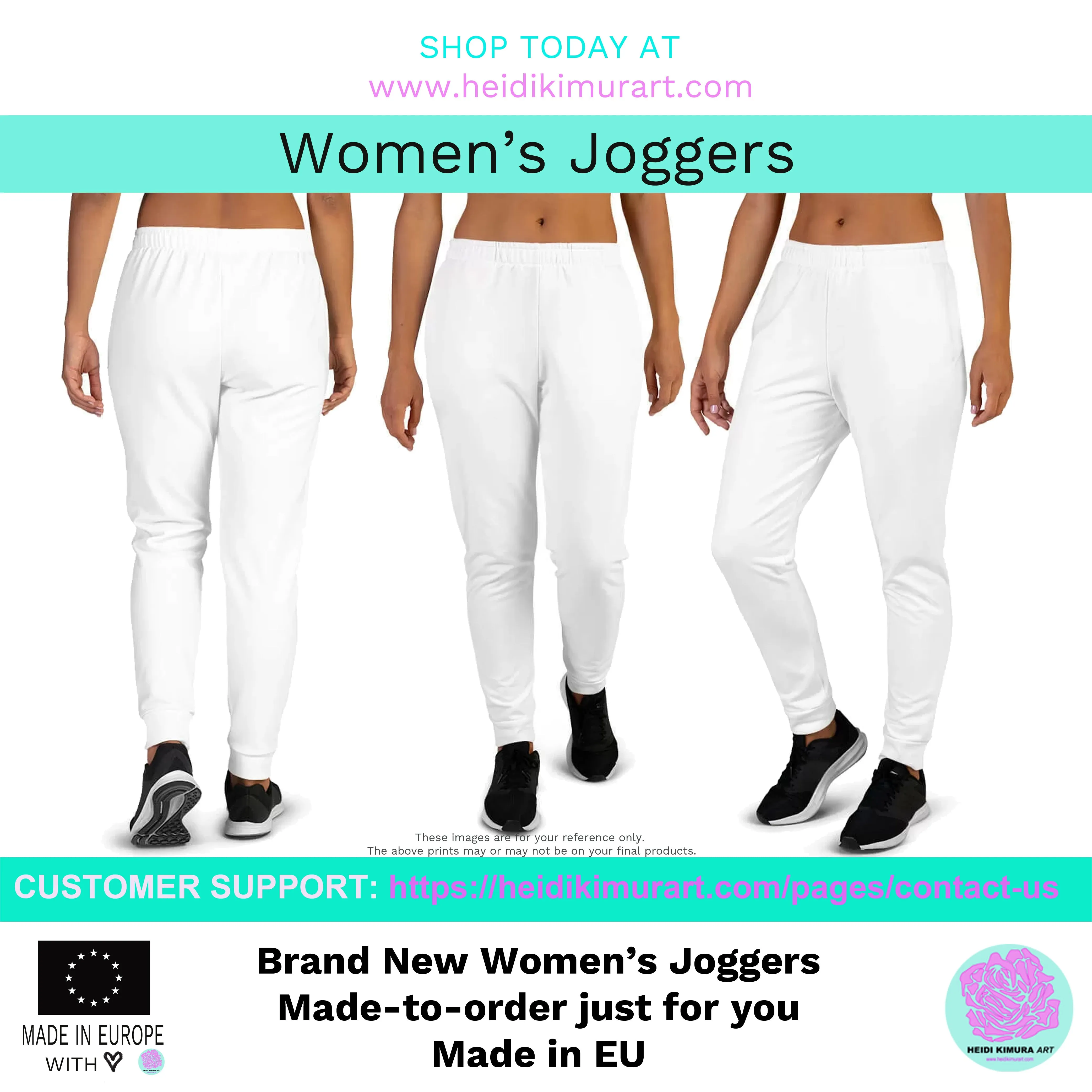 Earth Brown Women's Joggers, Solid Color Premium Slim Fit Soft Sweatpants-Made in EU