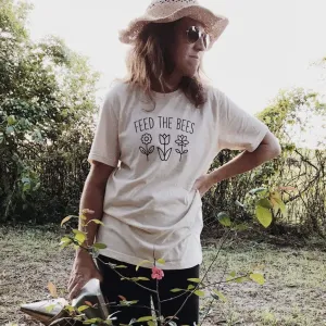Feed the Bees Organic Cotton Adult Unisex Shirt