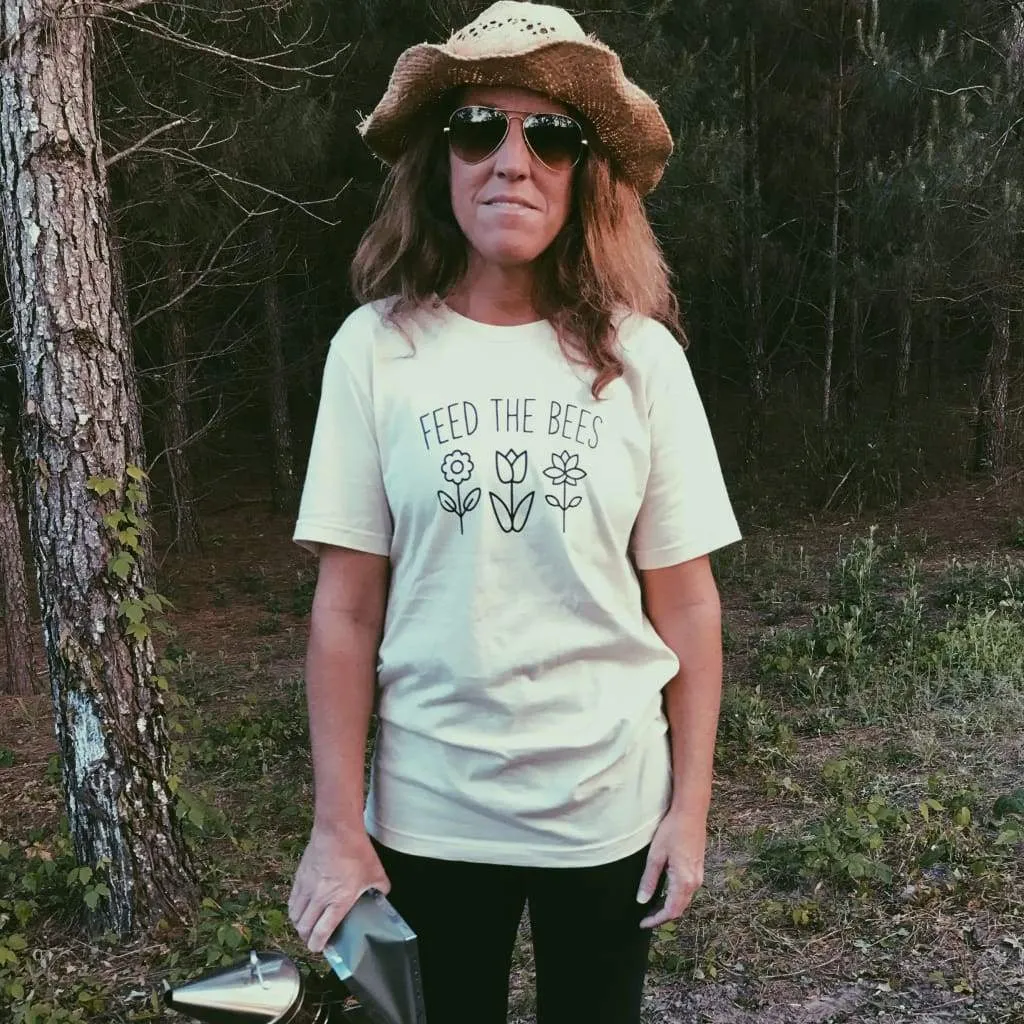 Feed the Bees Organic Cotton Adult Unisex Shirt