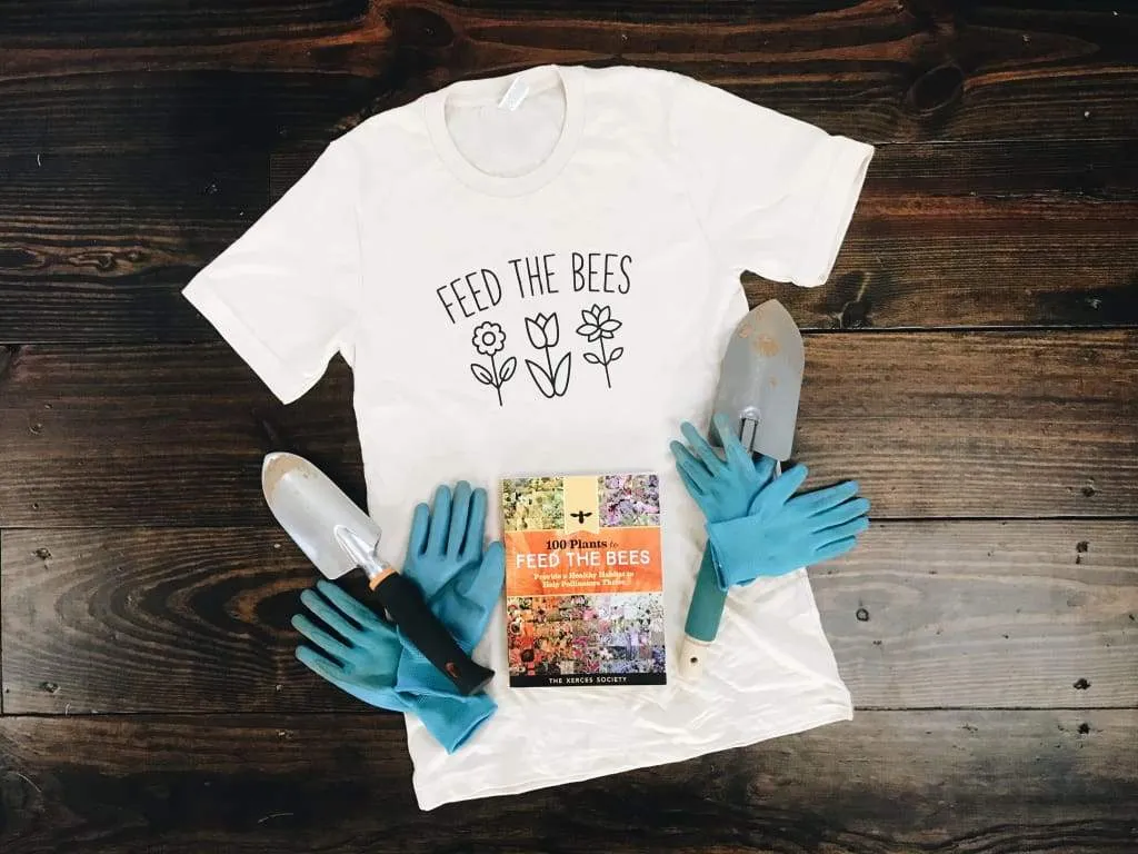 Feed the Bees Organic Cotton Adult Unisex Shirt