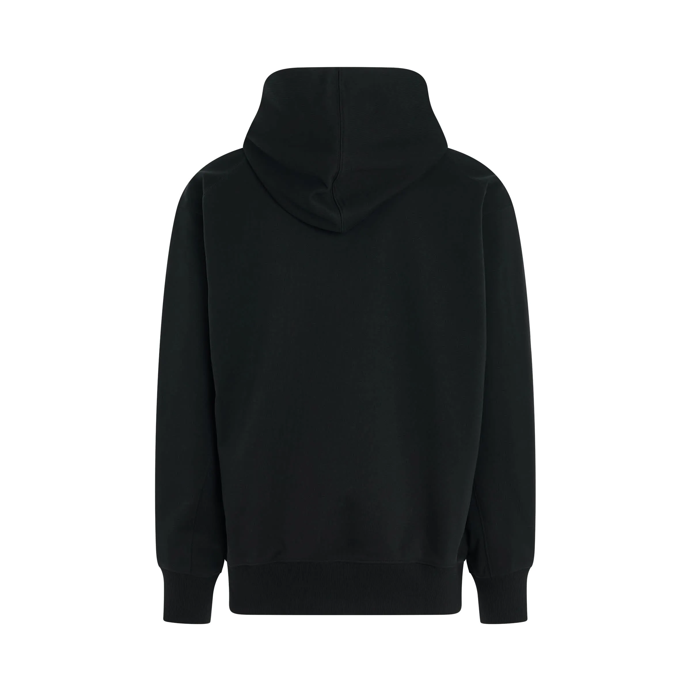 French Terry Basic Hoodie in Black