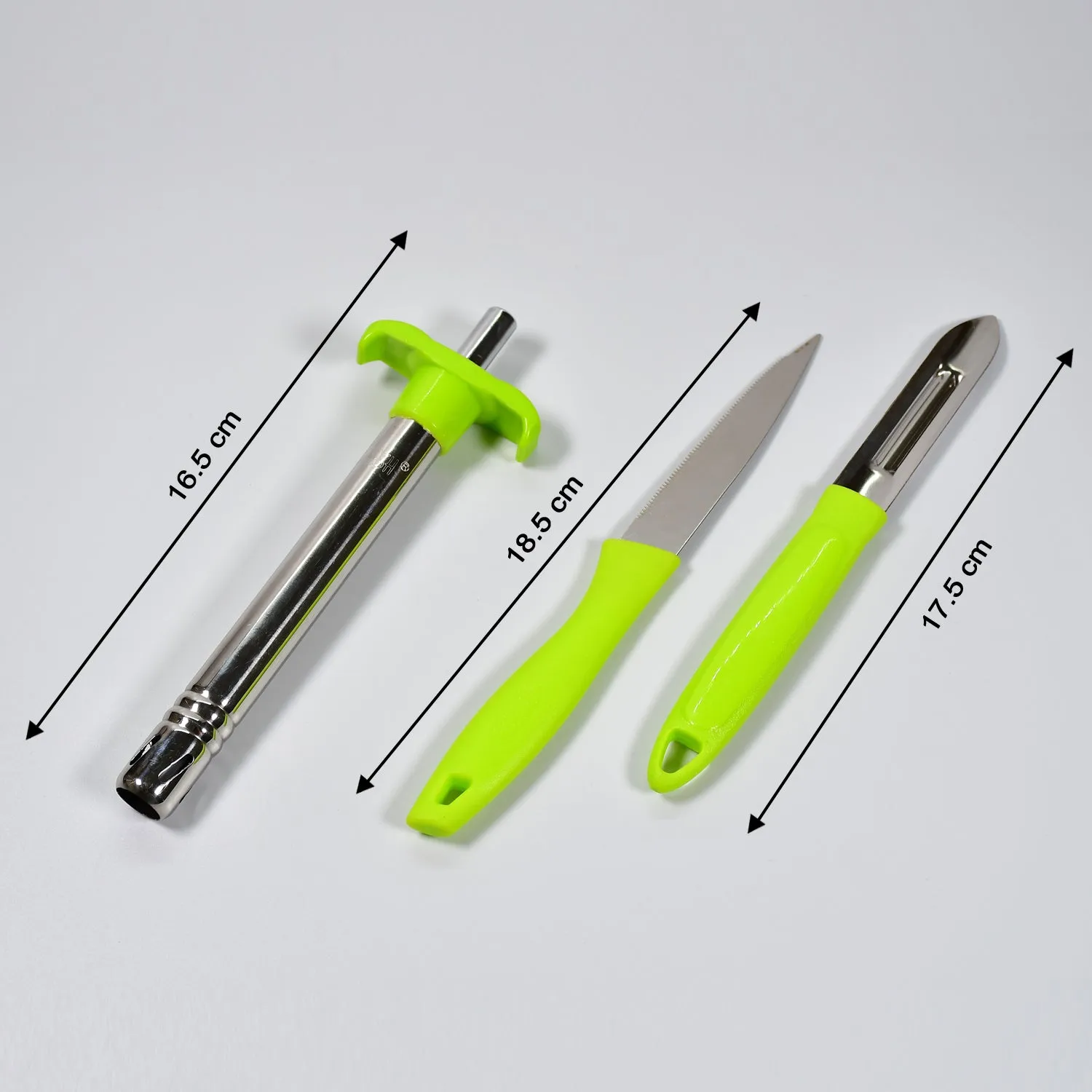 Ganesh 3pc Lighter Cum knife and peeler.