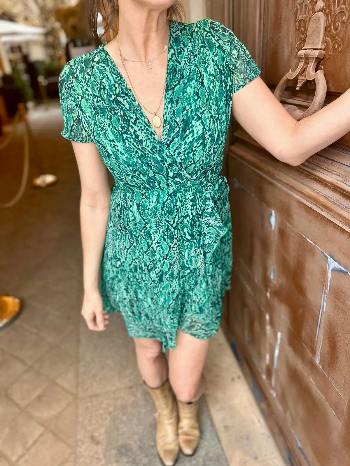 Hampton Mini Wrap Dress