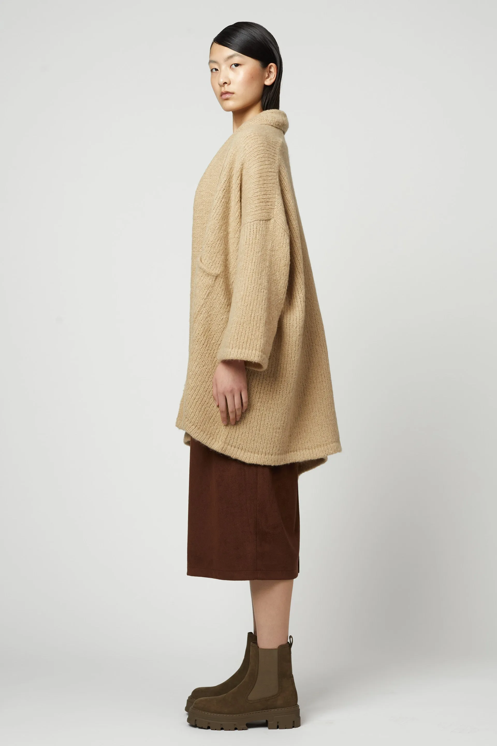 Haori Coat in Baby Alpaca