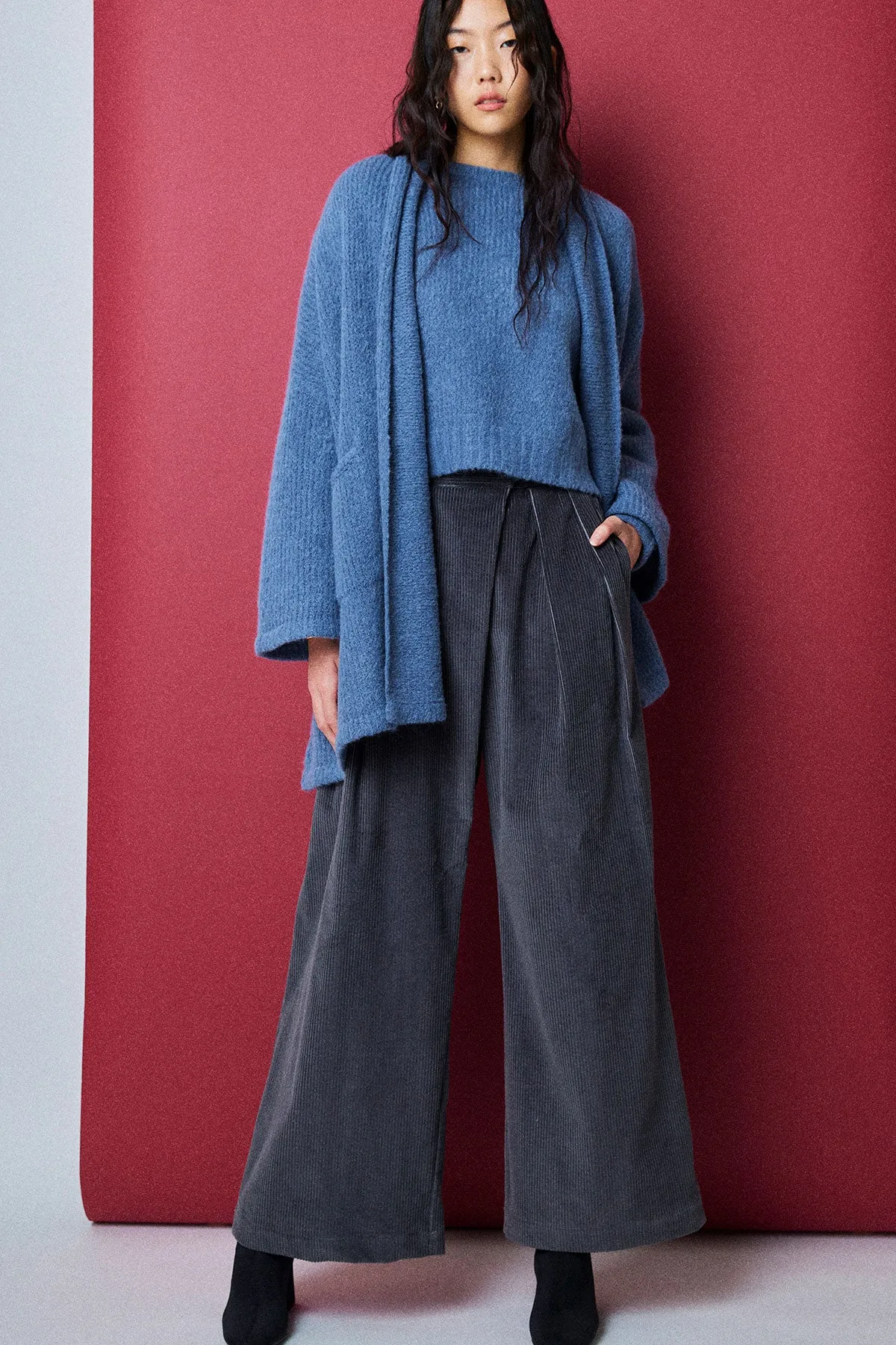 Haori Coat in Baby Alpaca