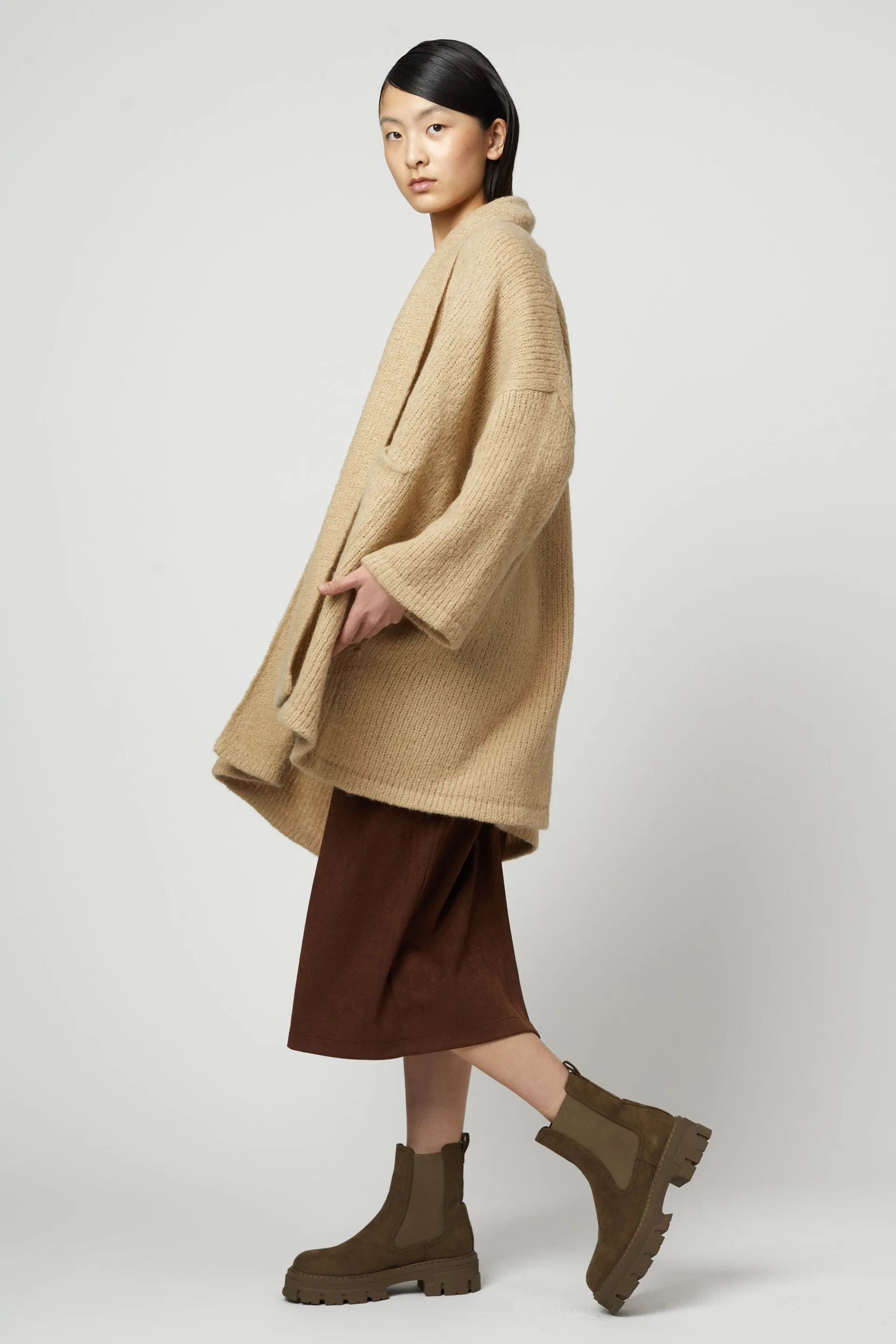Haori Coat in Baby Alpaca