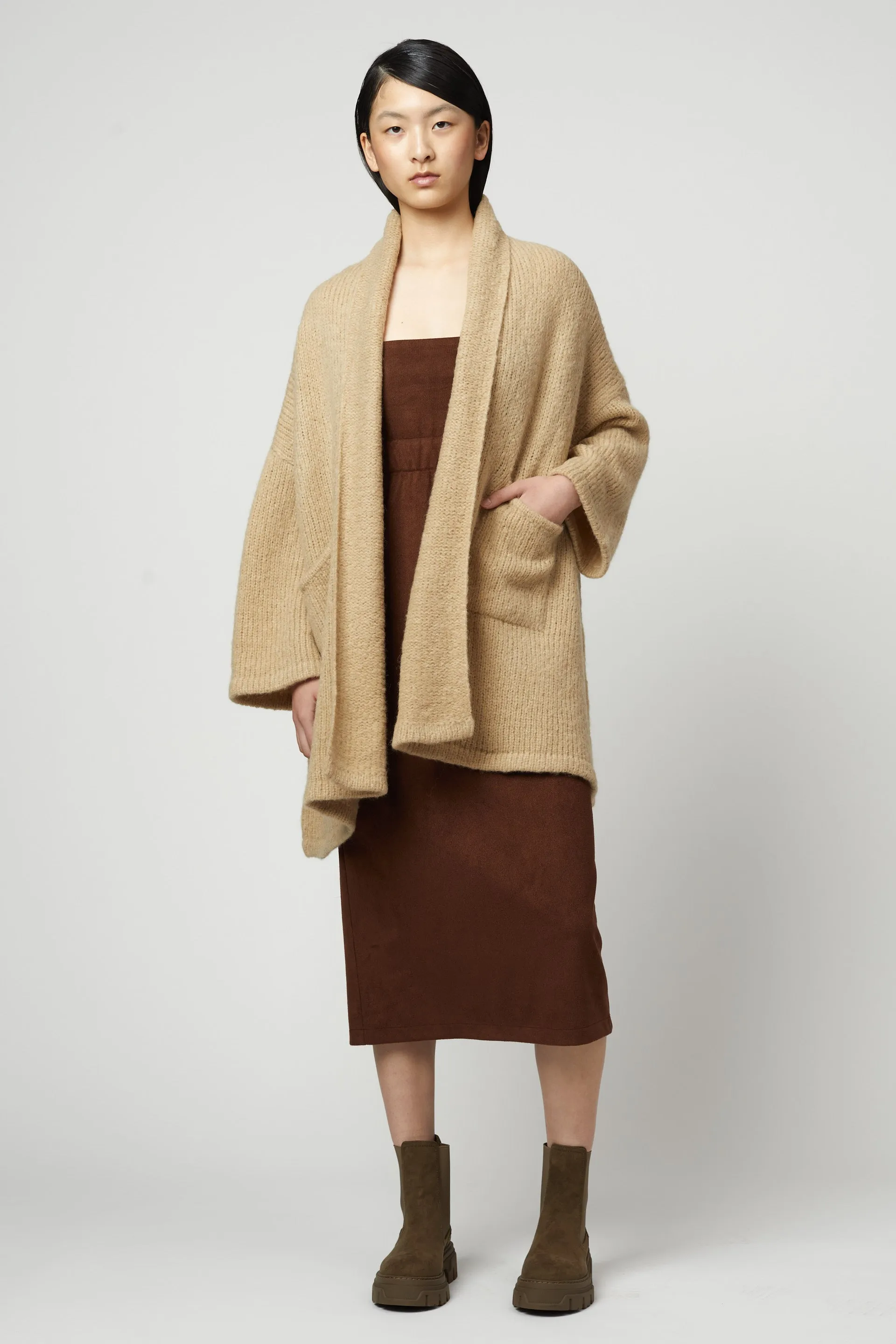 Haori Coat in Baby Alpaca