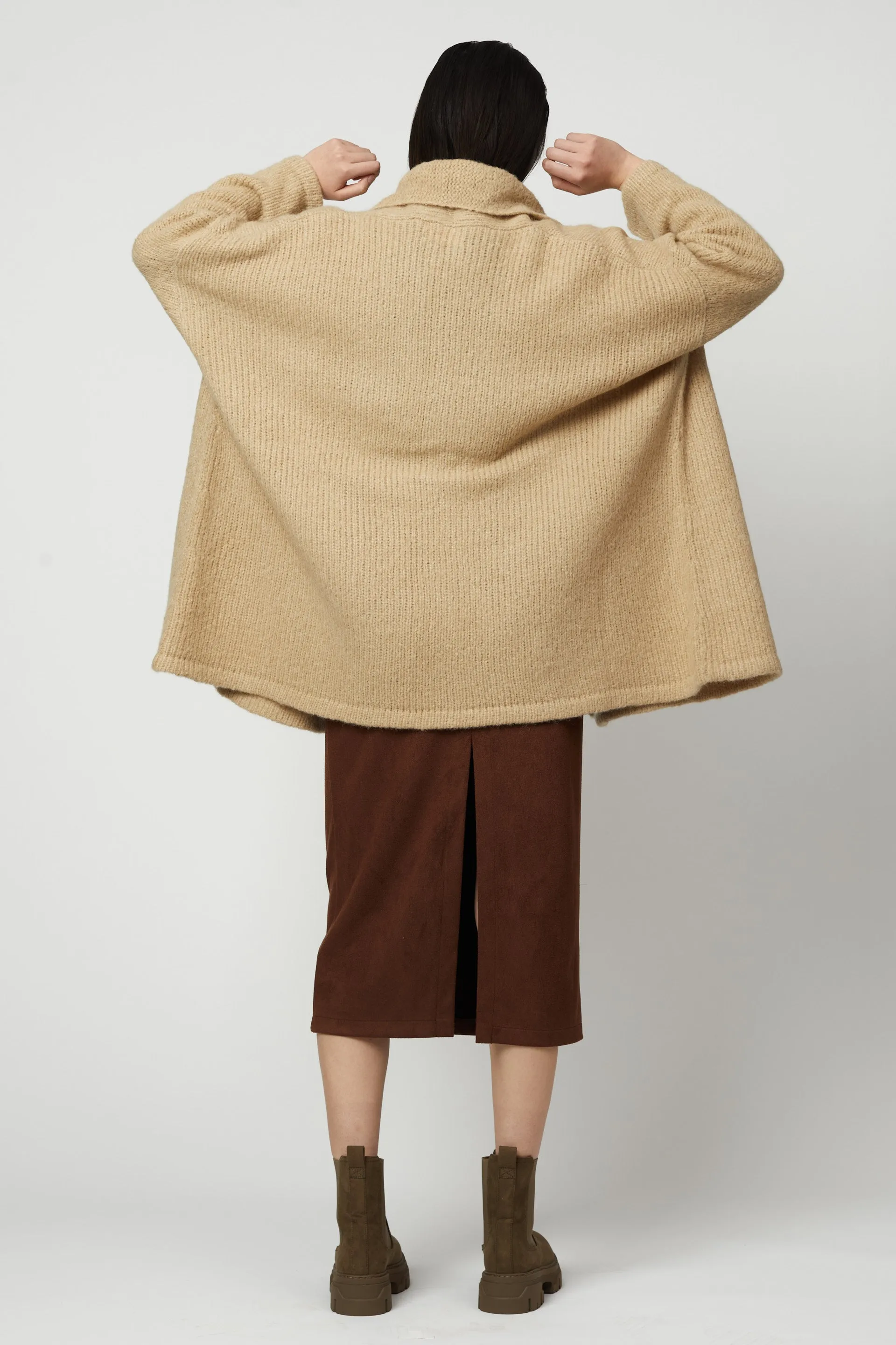Haori Coat in Baby Alpaca