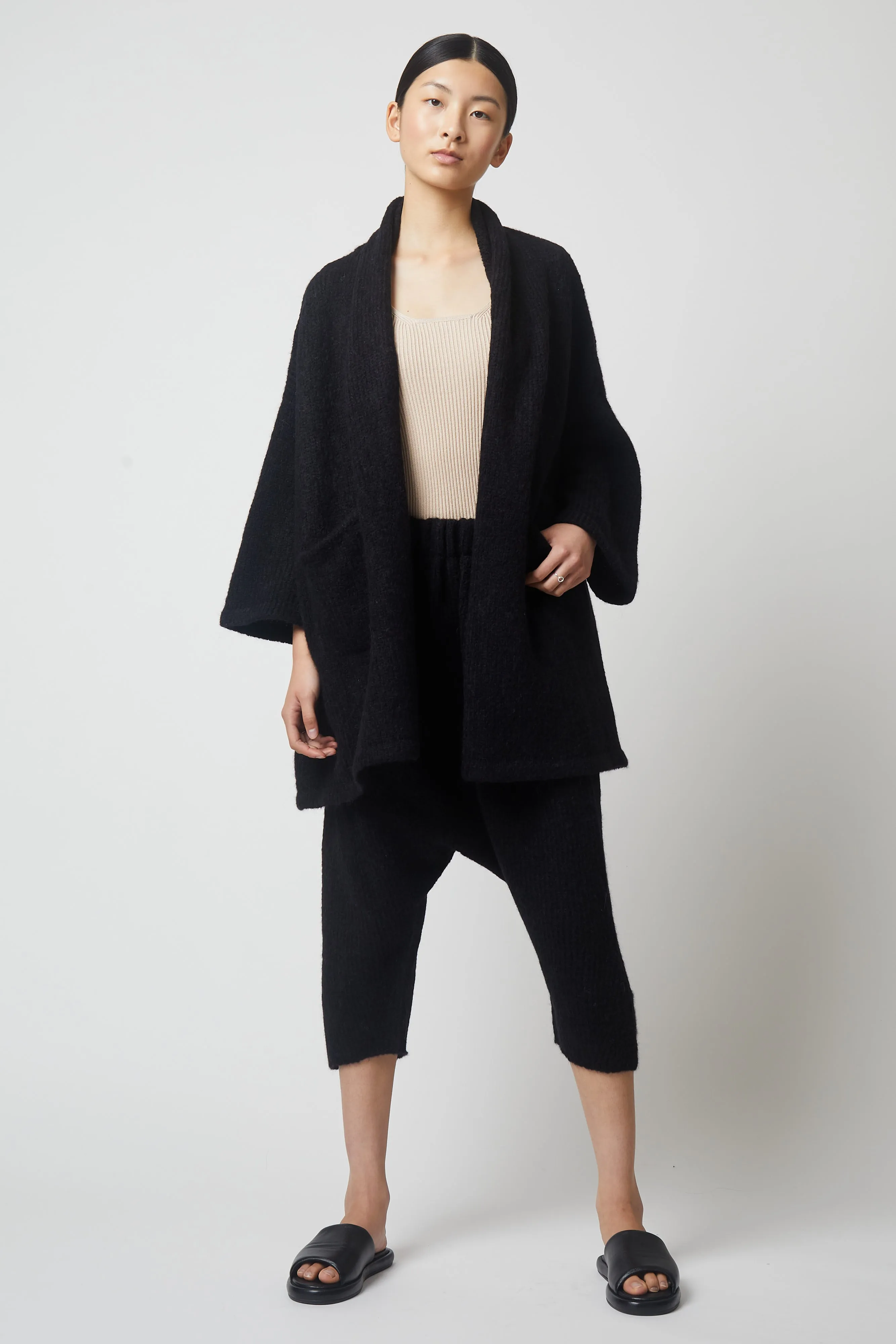 Haori Coat in Baby Alpaca