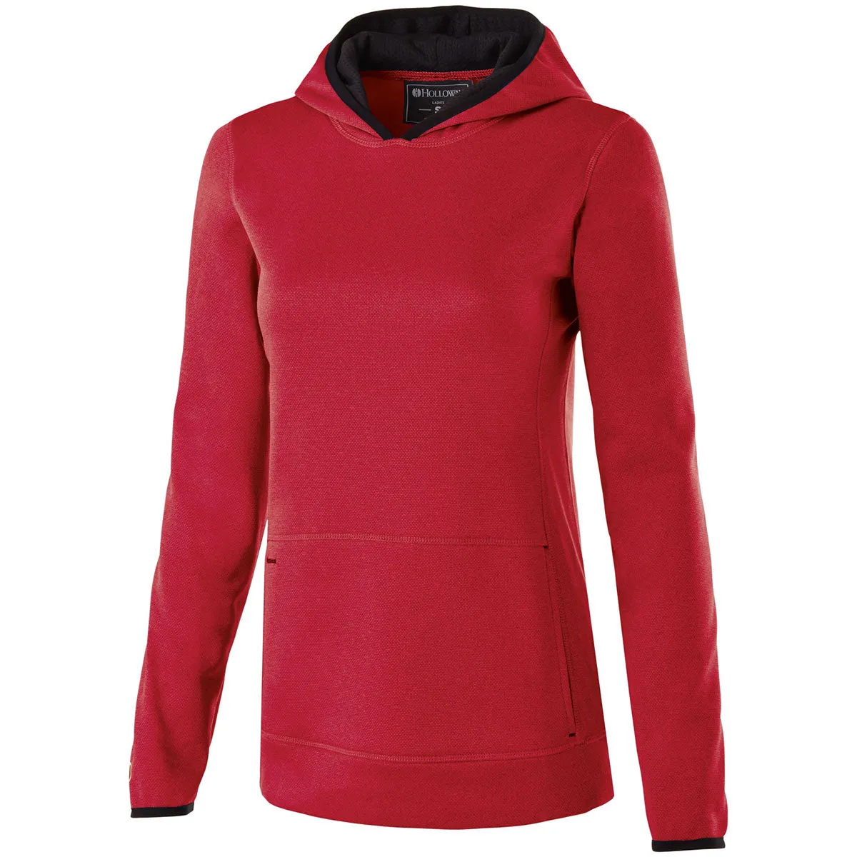 Holloway Women's Scarlet Heather Fleece Artillery Hoodie