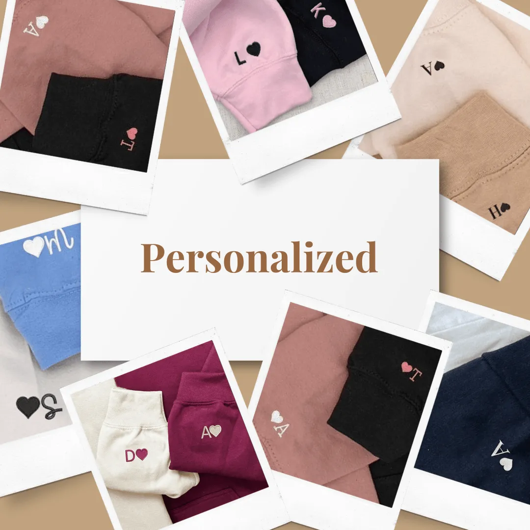 Infinity Symbol Matching Couple Hoodies – Custom Cute Sweatshirts for Couples
