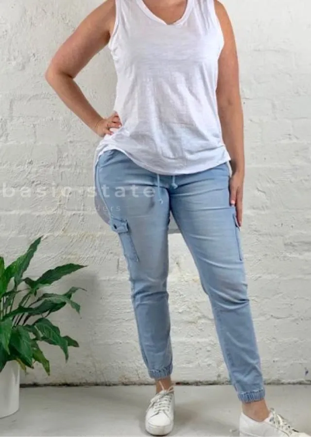 Joey Joggers || Light Blue