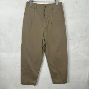 Kapital Wide Leg Khaki Trousers