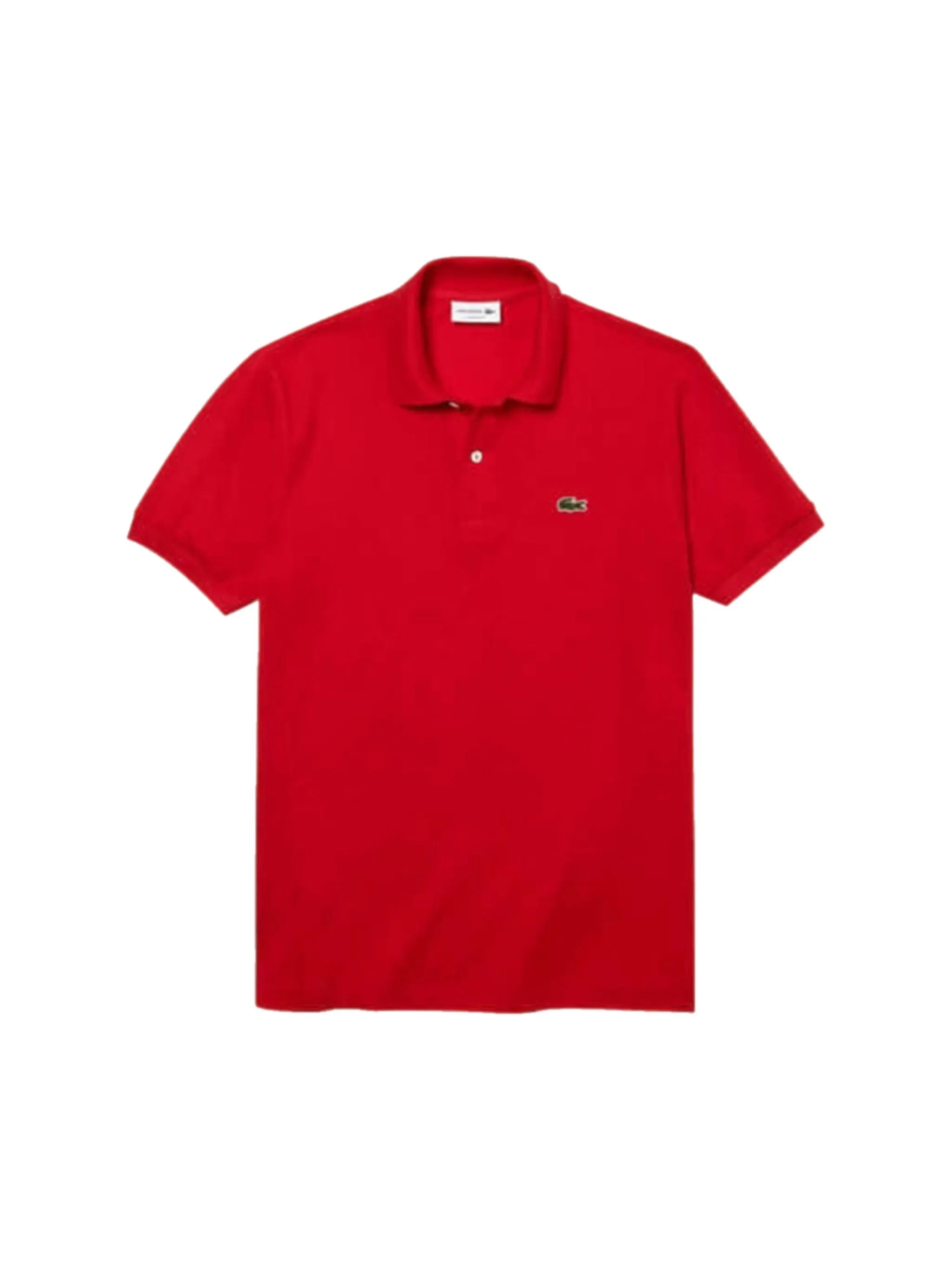 Lacoste Short Sleeved Ribbed Collar Polo