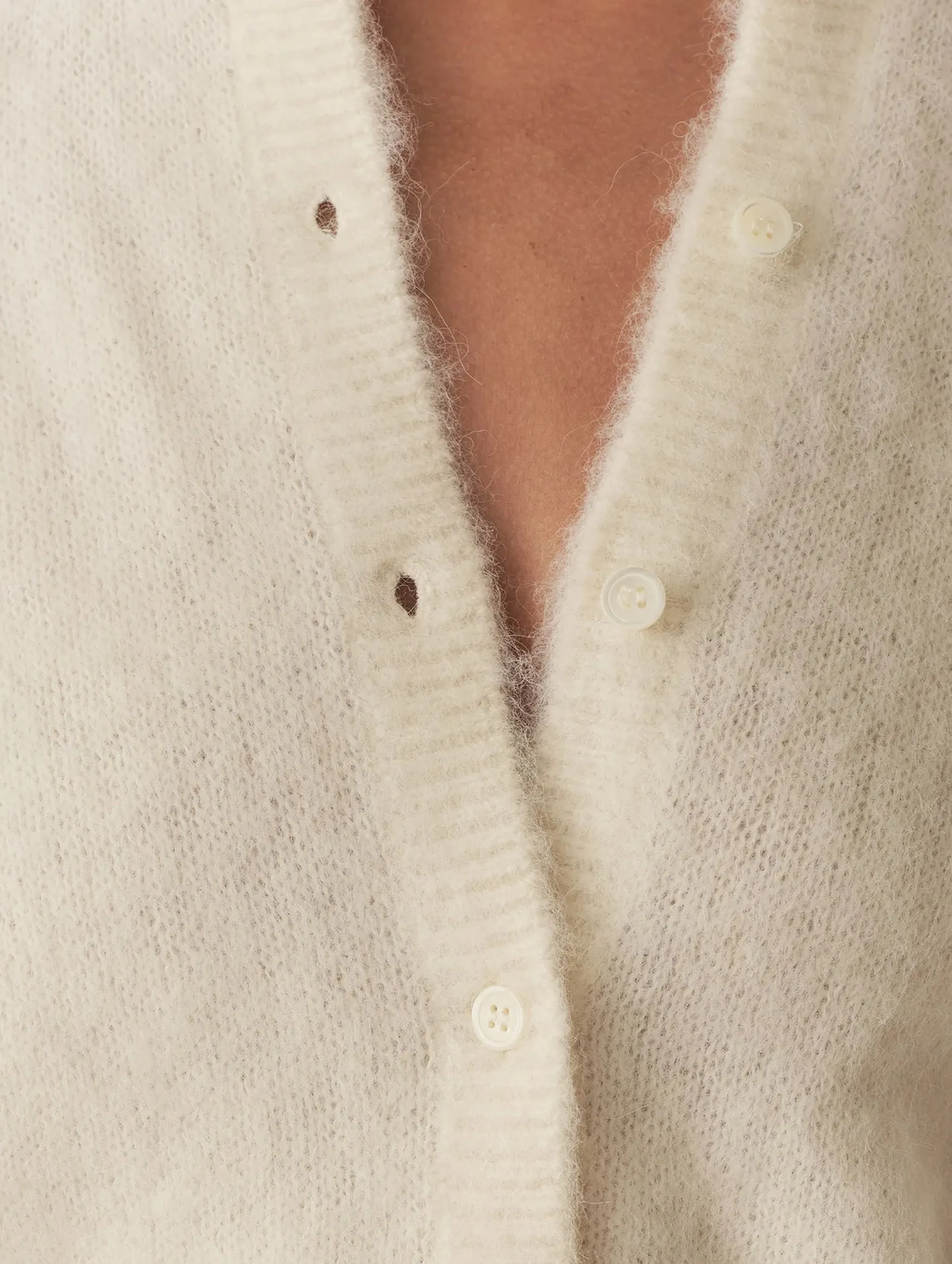 Lillette Cardigan in Sea Salt
