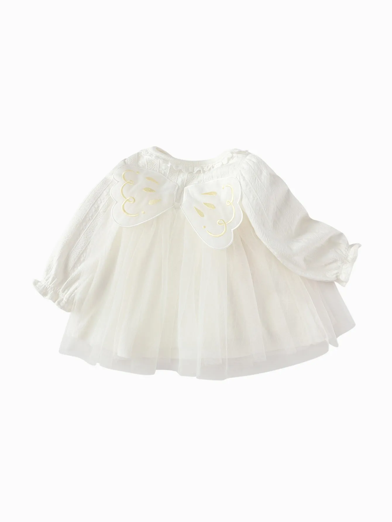 Long Sleeve T-Shirt 2025 Spring New Arrival for Girls' Babys Round V-Neck Long Sleeve T-Shirt