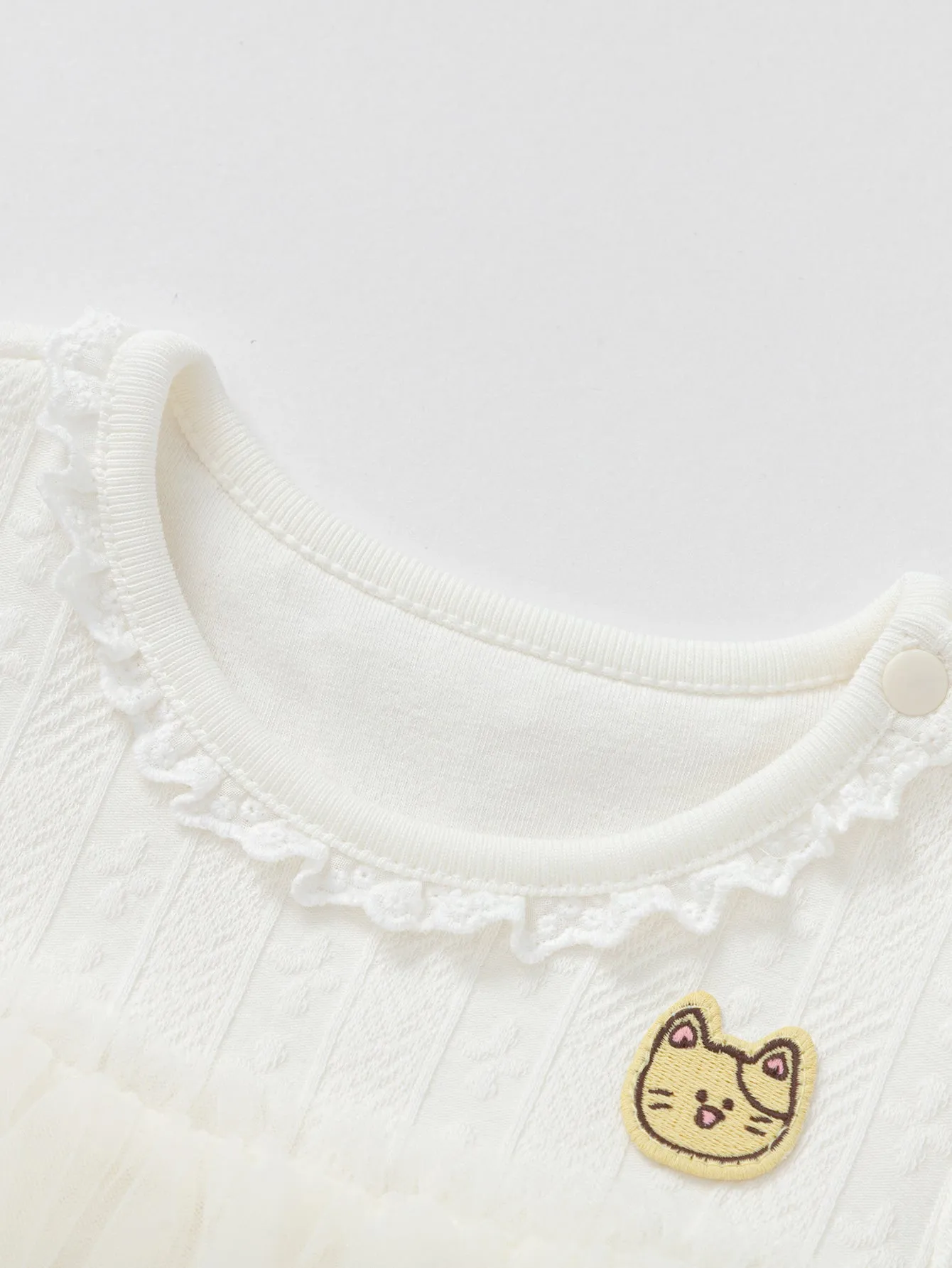 Long Sleeve T-Shirt 2025 Spring New Arrival for Girls' Babys Round V-Neck Long Sleeve T-Shirt