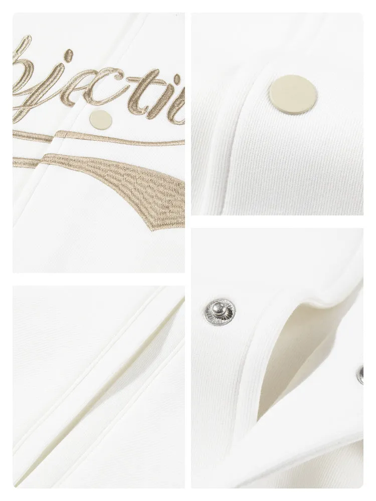 Men's Air Layer Contrast Patchwork Monogram Ultra Loose Jacket
