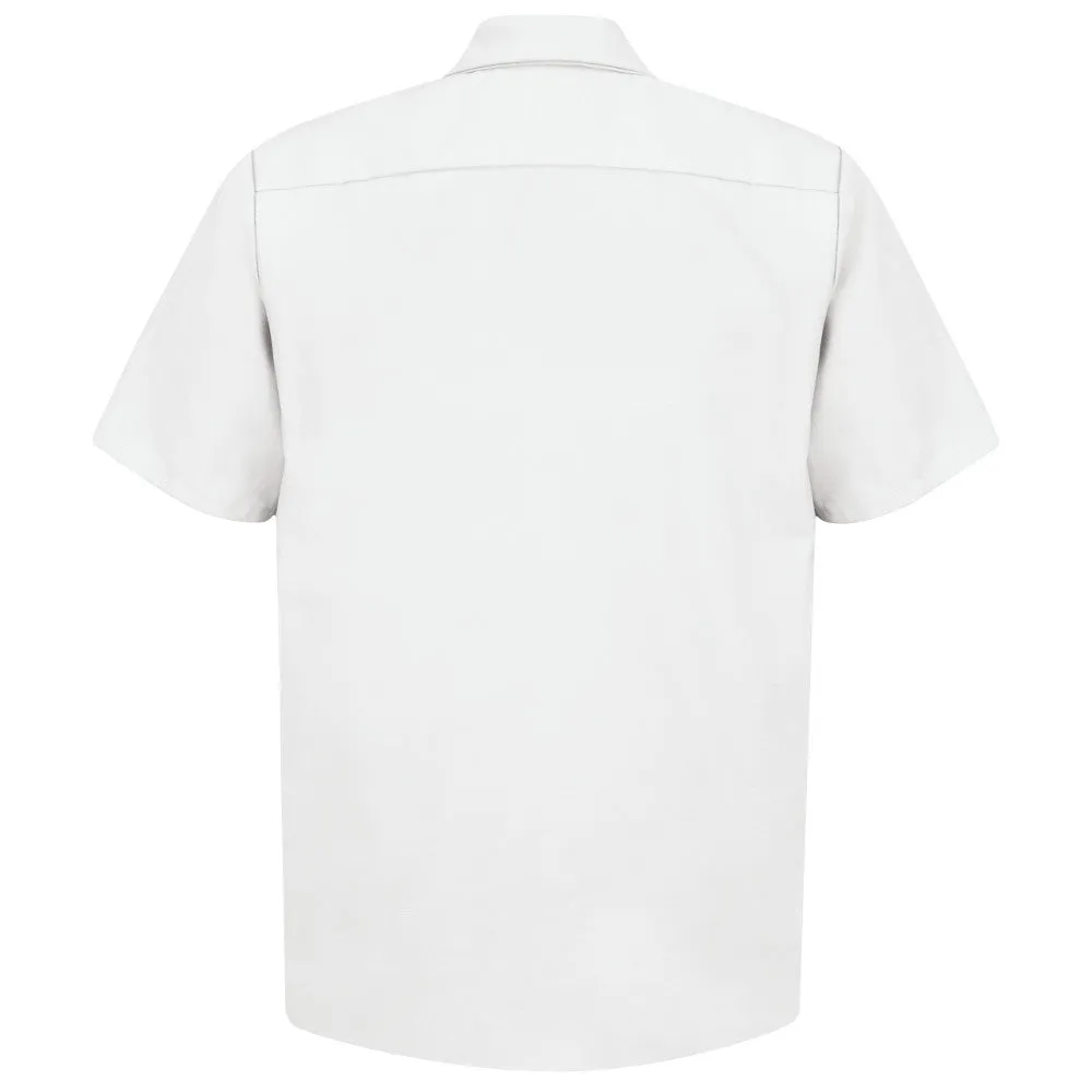 Men's Short Sleeve Industrial Work Shirt - SP24 - White